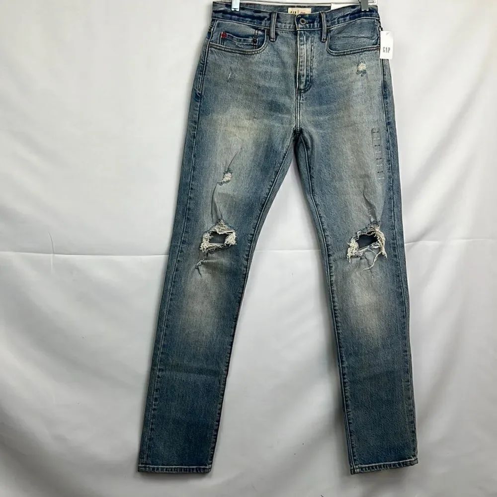 Gap Cone Denim slim straight jeans size 29/34 NWT